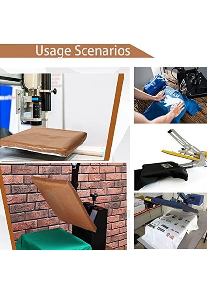 2 Adet Isı Pres Baskı Plakası Sarma Kapağı, Süblimasyon Isı Pres Makinesini Korumak Için Isıya Dayanıklı Koruyucu B Beyaz (Yurt Dışından) fiyatları