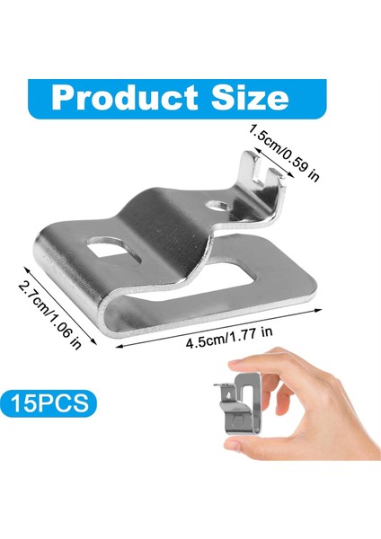 15 Adet Kemer Klipsi Matkap Tutucu Alet Klipleri Askı Kancası Seti 20V Elektrikli El Aletleri Için N268241, DCD980, DCD985, DCD980L2, DCD985L2 (Yurt Dışından) fiyatları