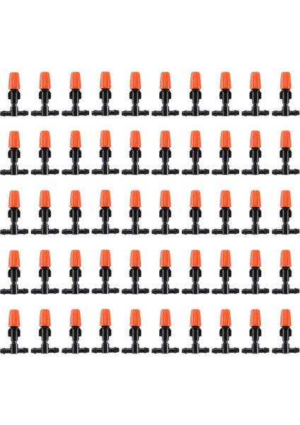 60 Adet Mikro Sprey Ayarlanabilir Debili Sulama Damlatıcıları, Bahçe Ayarlanabilir Yağmurlama Damlama Sulama Sisleme Damlama Kiti (Yurt Dışından)