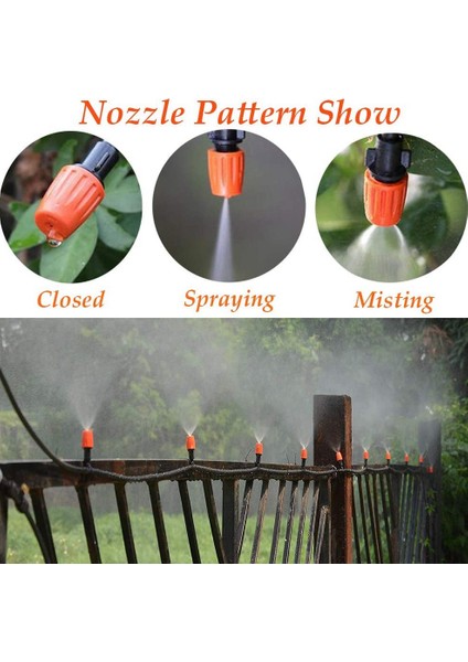 60 Adet Mikro Sprey Ayarlanabilir Debili Sulama Damlatıcıları, Bahçe Ayarlanabilir Yağmurlama Damlama Sulama Sisleme Damlama Kiti (Yurt Dışından) fiyatları