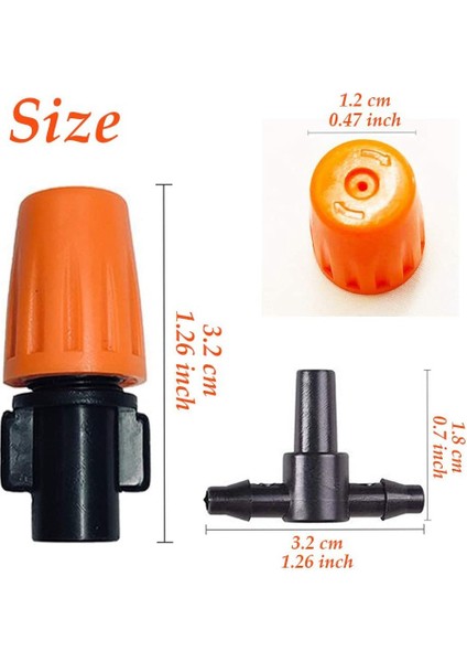 60 Adet Mikro Sprey Ayarlanabilir Debili Sulama Damlatıcıları, Bahçe Ayarlanabilir Yağmurlama Damlama Sulama Sisleme Damlama Kiti (Yurt Dışından) modelleri