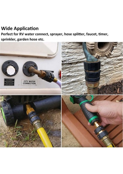 Su Durduruculu Bahçe Hortumu Hızlı Bağlantı Parçaları, Metal Hortum Hızlı Bağlantı Parçaları, 3/4 Inç Ght Hızlı Bağlantı Seti (Yurt Dışından) indirimleri
