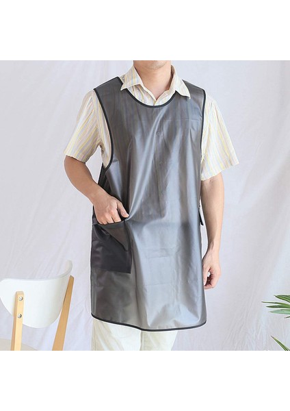 Su Geçirmez Çapraz Arka Önlük Kadın Erkek Bulaşık Yı Temizleme Balık Laboratuvarı Çalışma Köpek Bakım Bahçe Için Cepler ile (Yurt Dışından) modelleri