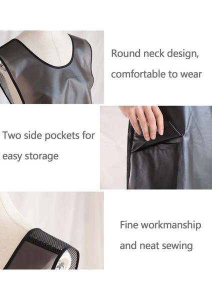 Su Geçirmez Çapraz Arka Önlük Kadın Erkek Bulaşık Yı Temizleme Balık Laboratuvarı Çalışma Köpek Bakım Bahçe Için Cepler ile (Yurt Dışından) fırsatları