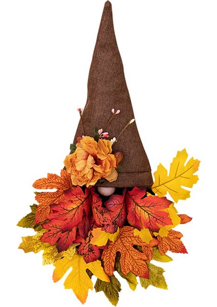 Hasat Mevsimi Süslemeleri Bahçe Çelenkleri, Sonbahar Hasat Festivali Bebekleri Kapı Askısı (Yurt Dışından)