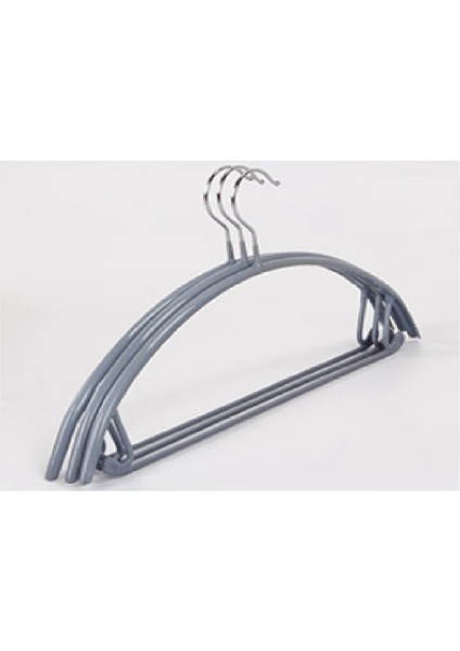 Gümüş Omuz Darbesi Olmayan Kaymayan Askı, Kazak Askısı, Tişört Askısı Pantolon Askısı ile Takım Elbise Askısı 10'lu Paket (Yurt Dışından) indirimleri