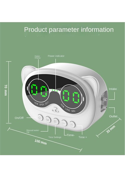 USB Şarjlı Akıllı Zamanlama Sulama Kontrol Cihazı Iç Mekan Bitki Bahçe Çim Saksı Otomatik Damla Sulama Makinesi (Yurt Dışından)