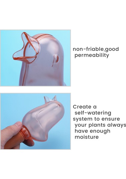 Adet Kuş Şekli Şeffaf Bitki Sulayıcı Temiz Kendiliğinden Sulama Cihazları Küreler, Ev Bitkisi Sulama Ampulleri Bitki Sulama Çivileri Otomatik Damla Sulama Su Kazık Sistemi (Yurt Dışından) indirimleri