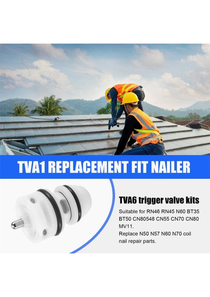 Tva6 Tetik Vana Kiti Tva1 Yedek Fit Çivi Çakma Makinesi RN46 RN45 N60 BT35 BT50 CN80548 CN55 CN70 CN80 MV11 (1 Paket) (Yurt Dışından) fırsatları