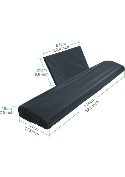 88 Tuş Için Piyano Klavye Toz Kapağı, Müzik Sayfası Standı Kapağı, Elektrikli Piyano Kapağı, Toz Geçirmez ve Yıkanabilir (Yurt Dışından) modelleri