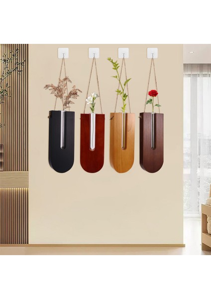 Masif Ahşap Çiçek Düzenlemesi Yeni Çin Tarzı Hidroponik Bitki Standı Duvara Monte Hidroponik Basit Duvar Askısı (Yurt Dışından) indirimleri