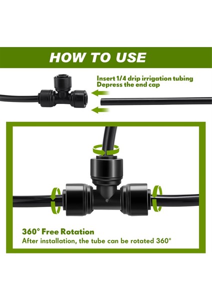 30 Adet 1/4 Inç Damla Sulama T Bağlantı Parçaları Damla Borusu Için Sulama Bağlantı Parçaları Hızlı Bağlantı Damla Sulama Parçaları (Yurt Dışından) modelleri