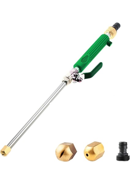 Evrensel Bahçe Hortumu Basınçlı Yı Makinesi Ataşmanı, Bahçe Hortumu Için Yüksek Basınçlı Hortum Başlığı, Jet Başlığı 2'si 1 Arada, Yeşil (Yurt Dışından)