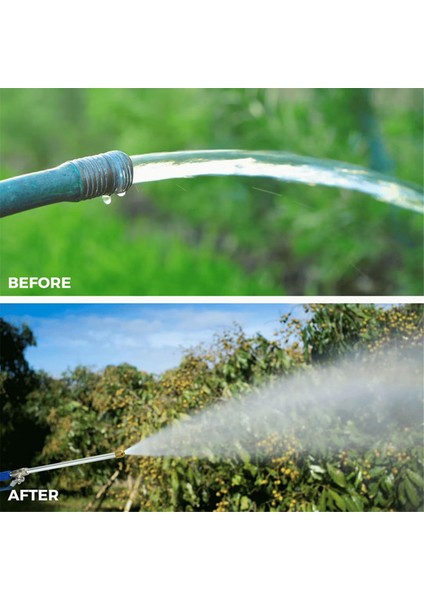 Evrensel Bahçe Hortumu Basınçlı Yı Makinesi Ataşmanı, Bahçe Hortumu Için Yüksek Basınçlı Hortum Başlığı, Jet Başlığı 2'si 1 Arada, Yeşil (Yurt Dışından) fiyatları