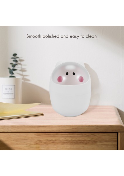 Mini Çöp Kutusu Masaüstü Çöp Sepeti Temizleme Varil Yaratıcı Küçük Masa Düzenleyici Depolama Çöp Kovaları Hayvan Çöp Kutusu Kağıt Havlu Konteyner Beyaz (Yurt Dışından) indirimleri