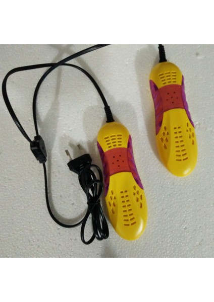 Yarış Arabası Şekli Ayakkabı Kurutucu Ayak Koruyucu Çizme Koku Deodorantı Menekşe Işık Isıtıcı ile Nem Alma Cihazı 18 W (B) Ab Tak (Yurt Dışından) indirimleri