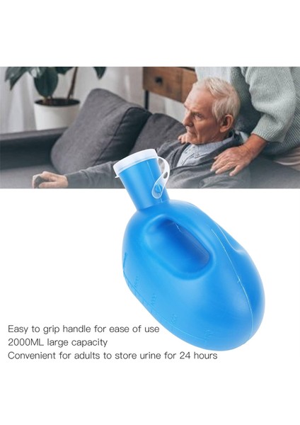 2000ML Plastik Erkek Yatak Lazımlık Çiş Şişesi Çiş Toplayıcı 160CM Tüp Taşınabilir Çiş Idrar Şişesi Tuvalet Malzemesi (Yurt Dışından) fırsatları