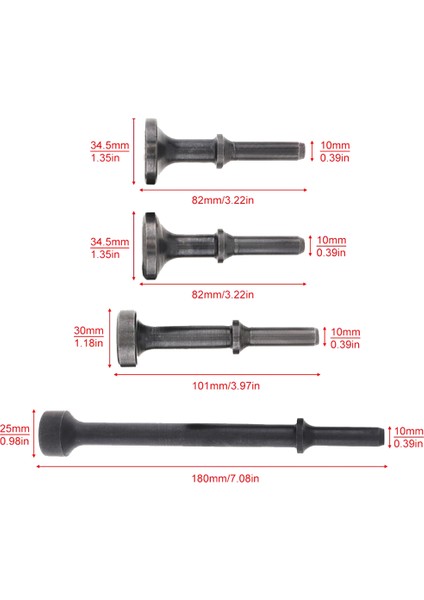 Adet Hava Çekiç Kafası Hava Keski Sert Çelik Katı Darbe Çekiç Kafa Desteği Pnömatik Alet Vurma / Paslanmayı Kaldırma (Yurt Dışından) fiyatları