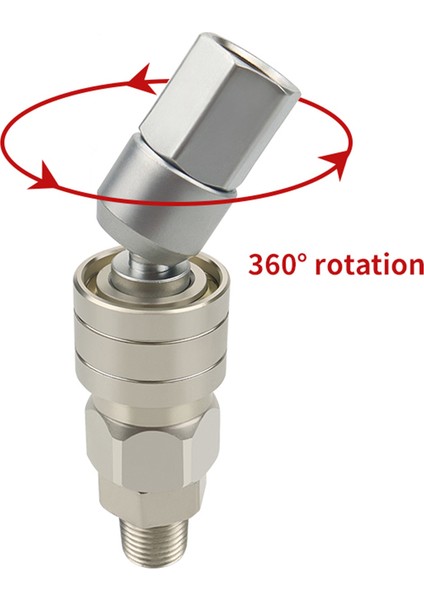 Havasız Düz Hortum Döner Konnektör Evrensel 360 Hızlı Bağlantı Parçaları Hava Hortumu Hızlı Çoğaltıcı Havasız Boya Spreyi (Yurt Dışından) fiyatları