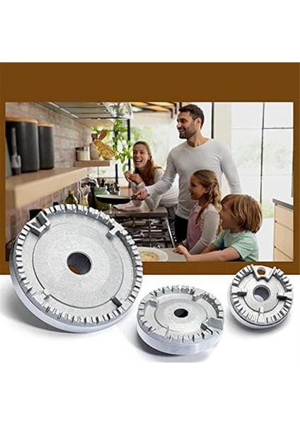 Cda Için Evrensel Brülör Taç Alev Kapağı Fırın Ocak Gazı, Alev Brülör Kapağı Taç Tüm Boyutlara Uygundur Düz (Yurt Dışından) fırsatları