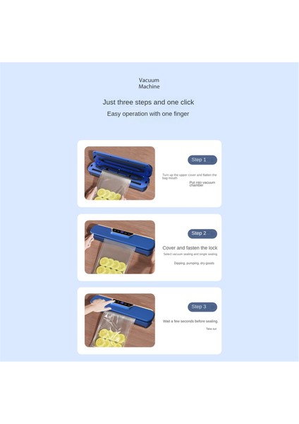 Vakumlu Sızdırmazlık Makinesi LED Ekran Gıda Vakum Otomatik Ticari Ev Sızdırmazlık Paketleme Makinesi + 10 Torba Ab Fişi (Yurt Dışından)