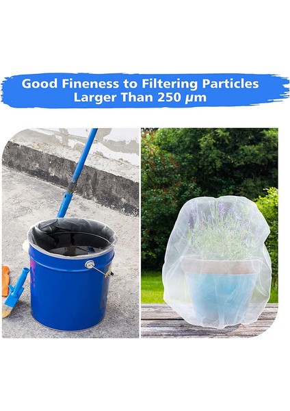 Boya Süzgeç Torbaları, 24 Adet 2 Galon Beyaz Ince Örgü Filtre Torbası, Boya Bahçeciliği Için Kova Elastik Açıklıklı Süzgeç Torbaları (Yurt Dışından) indirimleri
