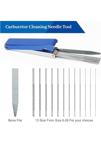 Karbüratör Temizleme Alet Seti, Boya ve Kirleri Nozullardan Çıkarmak Için Onarım Aletleri ile Çok Işlevli Temizleme Kiti (Yurt Dışından) indirimleri