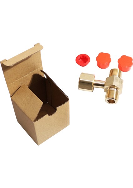 Co2 Tank Adaptörü, Soda Silindiri Pirinç Co2 Silindir Tankı CGA320 Adaptör Dönüştürücü T Adaptörü T-Adaptör 1 Ila 2 CGA320 (Yurt Dışından) indirimleri