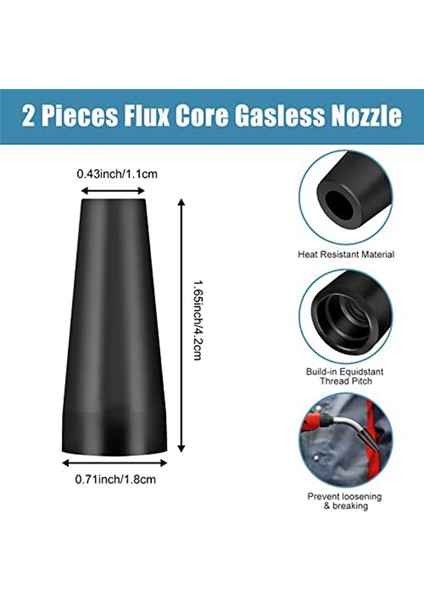 16 Adet Flux Çekirdekli Gazsız Nozul Uçları Kiti K3493-1, 0,035 Inç Temas Uçları ve Century FC90/80GL Titanyumlu Gaz Difüzörleri (Yurt Dışından) fırsatları