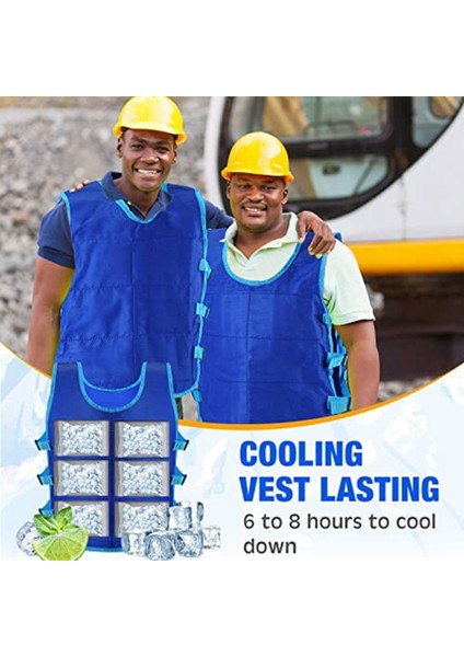 2 Adet Soğutma Yeleği 48 Adet Buz Paketi ile Ayarlanabilir Buz Yeleği Erkekler Kadınlar Için Sıcak Hava Çalışma Koşu Balıkçılık Bisiklet (Yurt Dışından) fırsatları