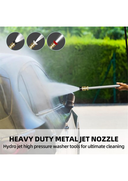 Jet Nozul Yüksek Basınçlı Hortum Nozulu, 3 Farklı Nozullu Yüksek Basınçlı Yı Aletleri, 3'ü 1 Arada Yüksek Basınçlı Güç Çubuğu (Yurt Dışından) fiyatları