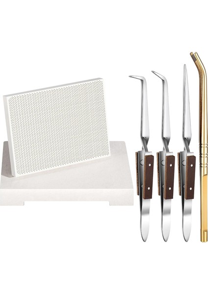 Mücevher Kaynak Takımı, Kaynak Bloğu, Petek Seramik Kaynak Plakası, Bakır Pense, Kaynak Cımbızı, Aletler ve Malzemeler (Yurt Dışından)