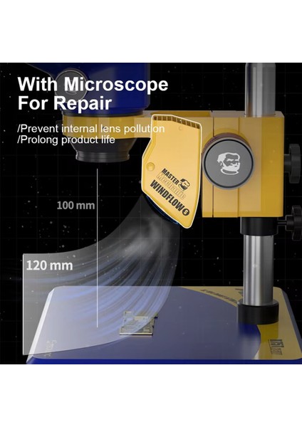 Mechanıc Windflows Mikroskop Anakart Pcb Onarımı Taşınabilir Kaynak Dumanı Çıkarıcısı Için Duman Çıkarma Cihazı (Yurt Dışından) fırsatları