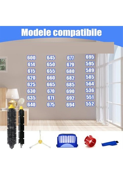 Irobot Roomba 600 500 Serisi Için Yedek Parçalar 694 695 677 671 690 680 660 650 620 614 595 585 564 Vakum Robotik (Yurt Dışından) fiyatları