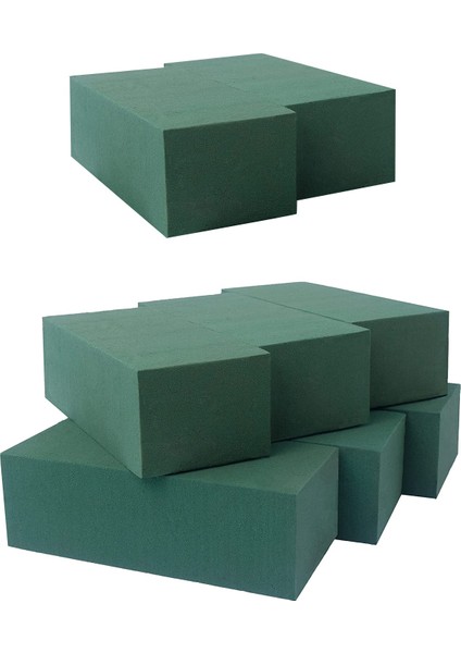 Taze ve Yapay Çiçekler Için 8 Paket Çiçek Köpük, Düğün, Doğum Günü, Ev Dekorasyonu Için Kuru ve Islak Çiçek Köpük Blokları (Yurt Dışından)