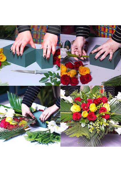 Taze ve Yapay Çiçekler Için 8 Paket Çiçek Köpük, Düğün, Doğum Günü, Ev Dekorasyonu Için Kuru ve Islak Çiçek Köpük Blokları (Yurt Dışından) fırsatları