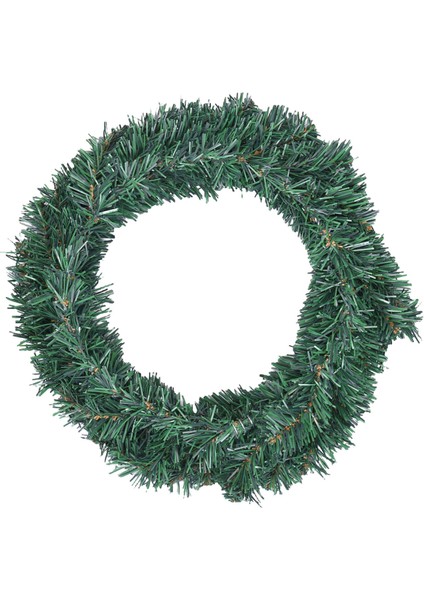 Adet Yeşil Yapay Çam Çelenk Çelenk Ön Kapı Pencere Şömine Noel Dekorasyonu Için (Yurt Dışından)