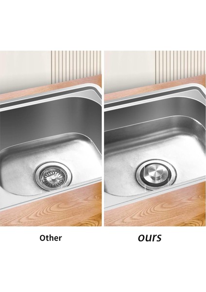 Mutfak Lavabo Tahliye Tapası 2 Adet Çöp Imha Durdurucu 3.35 Inç Lavabo Tahliye Tapası, Standart Mutfak Tahliyesine Uygun (Yurt Dışından) fiyatları