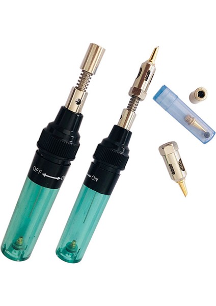 1300℃ Santigrat Bütan 3'ü 1 Arada Gazlı Lehimleme Demiri Kablosuz Bütan Gazlı Kaynak Kalemi Kaynak Kalemi Brülör Kaynak Seti A (Yurt Dışından)