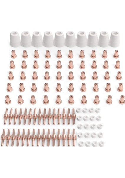 110 Adet Plazma Kesim Sarf Malzemeleri Plazma Kesici Torch PT31 LG40 ile Fit Cut 40 50 (Yurt Dışından)