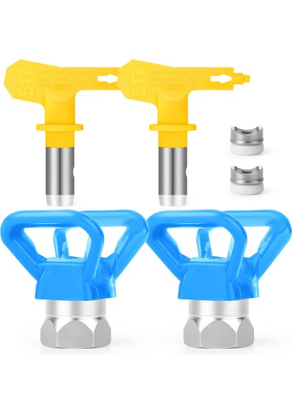 Adet Havasız Boya Nozulları Seti, Geri Dönüşümlü Püskürtme Uçları Havasız Boya Püskürtme Memesi Ipuçları Havasız Püskürtme Püskürtme Makinesi (Yurt Dışından)