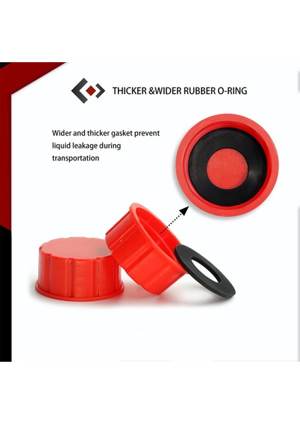 5 Galonluk Benzin Bidonu Kapağı, Midwest, Briggs ve Stratton Benzin Bidonları Için Benzin Bidonları Için Yedek Kapak (4'lü Paket) (Yurt Dışından) fiyatları