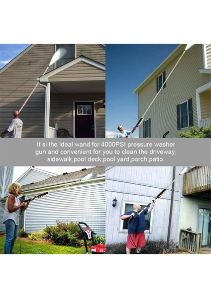 10FT Oluk Temizleme Aleti Basınçlı Yıkama Makinesi Uzatma Çubuğu 6 Nozul Ucu, 1/4ın Hızlı Bağlantı, Basınçlı Yıkama Makinesi Aksesuarları (Yurt Dışından) indirimleri