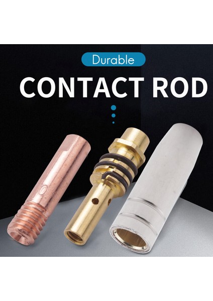 Kaynak Makinesi Için Mig Kaynak Nozulları Mig Kaynak Makinesi Için 16 Adet Altın Uçlu Temas Ipuçları - 0.8mm (Yurt Dışından) modelleri