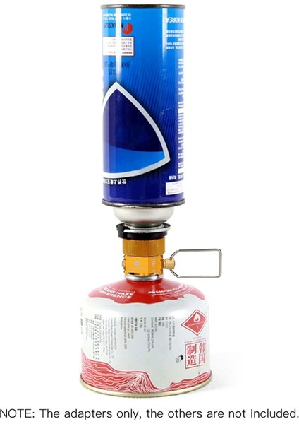 Gas Saver Plus Gaz Dönüştürücü Vites Değiştirici Dolum Düz Tank Dönüşüm Adaptörü Kamp Gaz Adaptörü Vana Takımı Altın (Yurt Dışından)