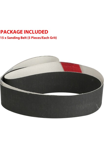 15 Adet 1 Inç x 30 Inç 600/800/1000 Grit Zımpara Kayışları Taşlama Parlatma Alüminyum Oksit (Yurt Dışından) fiyatları