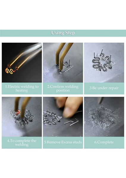 2000 Adet Plastik Kaynak Sıcak Zımba 0.8mm 0.6mm Plastik Kaynakçı Zımba Dalga Şekli Tamir Kiti Plastik Kaynakçı Makinesi Için (Yurt Dışından) fiyatları