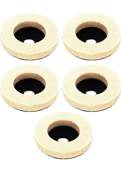 5 Adet Parlak Yün Parlatma Tekerleği Disk Çardak, Açılı Taşlama Için (Yurt Dışından)