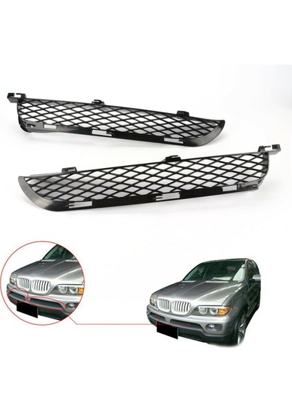 Bmw For-Bmw X5 E53 2003-2006 Facelıct Ön Izgara Üst Tampon Örgü Izgarası (Yurt Dışından) fırsatları