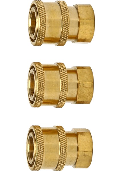 3 Adet Basınçlı Yıkama Makinesi Bağlantı Parçası, Hızlı Bağlantı Parçaları 1/4 Inç Hızlı Bağlantı Parçası Dişi Npt Soket (Yurt Dışından) fırsatları